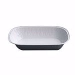 Picture of 1000 X 7501W 350ml WHT RECT AIRLINE TRAY  