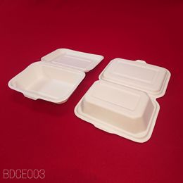 Picture of 200 X BAGGASE 1000ml SQUARE PLAIN CONT BIO