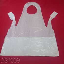 Picture of 100 X PLASTIC APRONS LDPE WHITE