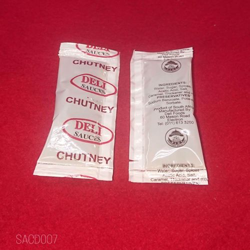 Picture of 400 X CHUTNEY SAUCE SACHETS