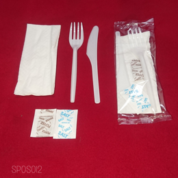 Picture of 250 X 5-IN-1 CUTLERY PACK K/F/S/P/1PLY
