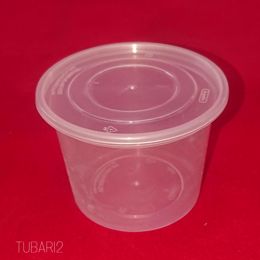 Picture of 600 X DT500ML ROUND CLEAR TUB 