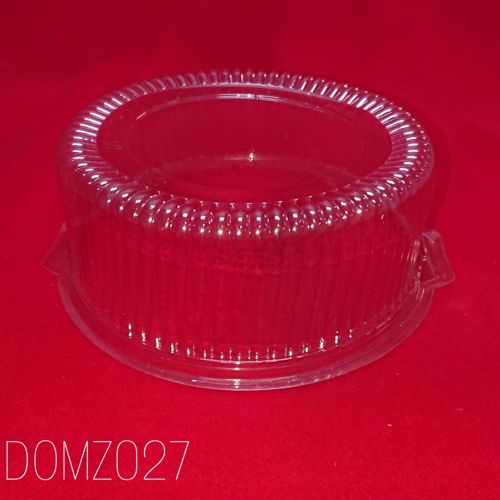 Picture of 100 X L568 215X95 CLEAR CAKE CLIP-ON DOME  