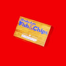 Picture of HOOKED ON FISH AND CHIPS 8X5X3